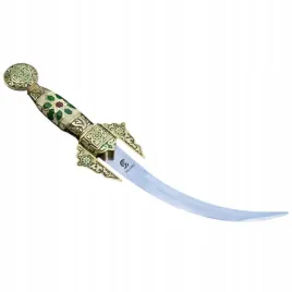 arabski-bogato-zdobiony-zakrzywiony-sztylet-505