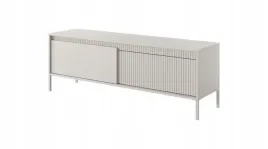 bezowa-szafka-rtv-153cm-waska-ryflowane-fronty-senso