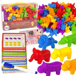 woopie-zestaw-edukacyjny-nauka-liczenia-montessori-sorter-kolorow-zwierzeta
