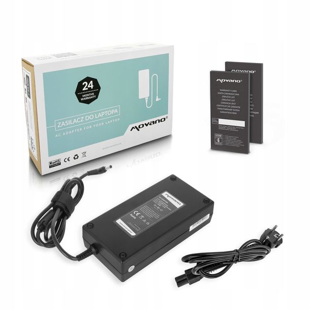 ﻿Zasilacz Ładowarka do MSI Asus 19.5v 11.8a 230W 5.5x2.5mm + kabel