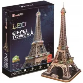 puzzle-3d-wieza-eiffla-swiatlo-82el-cubicfun