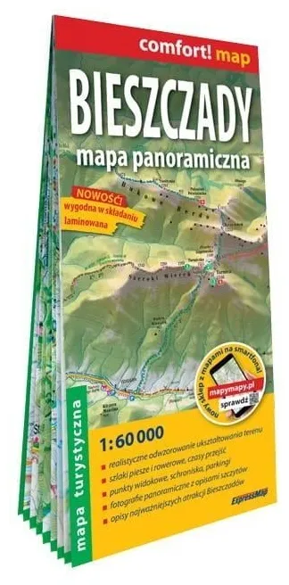 comfort-map-bieszczady-mapa-panoramiczna