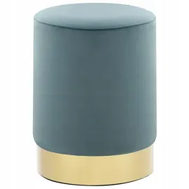 stolek-jasnoniebiesko-zloty-aksamit