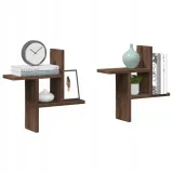 polki-scienne-2-szt-brazowy-dab-38x12x38-stan-nowy