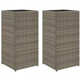 donice-ogrodowe-2-szt-szare-30x30x60-cm-rattan-pe