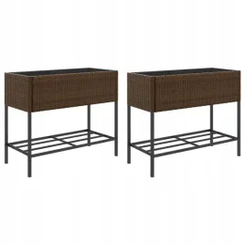 donice-ogrodowe-z-polka-2-szt-braz-90x40x75-cm-polirattan