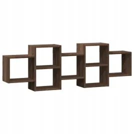polka-wiszaca-brazowy-dab-129x18x42-cm