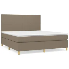 lozko-kontynentalne-z-materacem-taupe-tkanina-160x200-cm