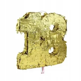 piniata-cyfra-18-metaliczna-zlota-50x40-5x8cm
