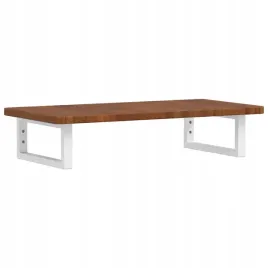 polka-scienna-pod-umywalke-stal-i-lite-drewno-debowe