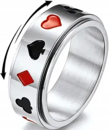 srebrny-pierscien-antystresowy-karty-do-gry-poker-anxiety-ring-obrotowy