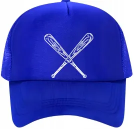 czapka-z-daszkiem-z-siatka-regulowana-baseball-kije-bejsbolowe-one-size