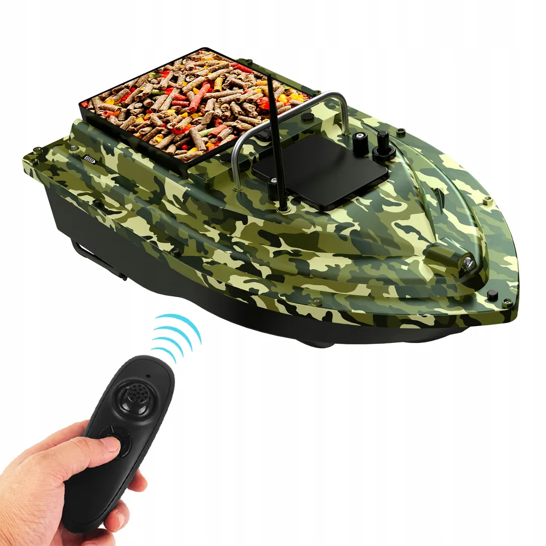 ŁÓDKA ZANĘTOWA GPS D16 400-500M RC ŁÓDKA 5200MAH KOLOR MORO MARINE