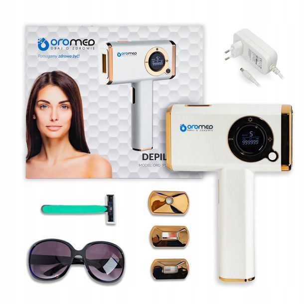﻿Depilator laserowy IPL do włosów i ciała ORO-IPL ICE DEPILATOR BIKINI NOGI