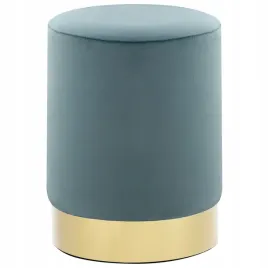 stolek-jasnoniebiesko-zloty-aksamit