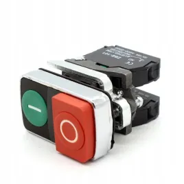 przycisk-podwojny-zielony-czerwony-metalowy-gb4-bl8425