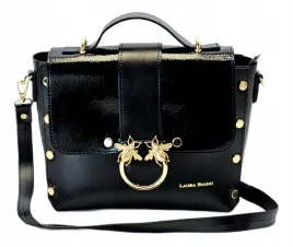 laura-biaggi-torebka-damska-listonoszka-skorzana-kuferek-na-ramie-czarna