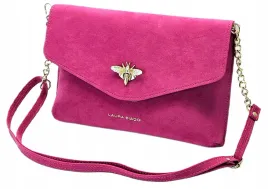 laura-biaggi-efektowna-kopertowka-damska-torebka-na-lancuszku-zamsz-fuksja