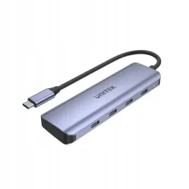 unitek-h1107k-hub-usb-c-3-1-na-4x-usb-c-aluminium