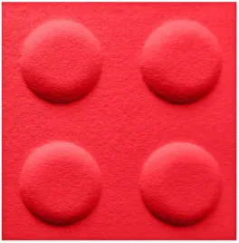 panel-filcowy-folte-klocek-30x30-czerwony-soft-kkp