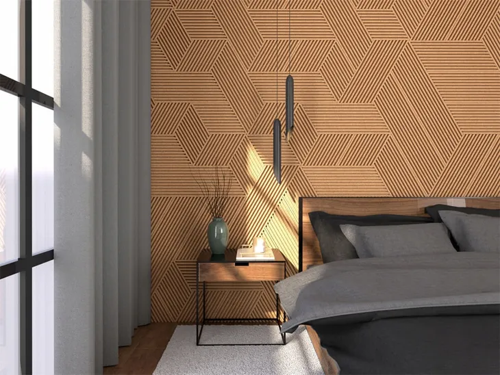 corkbee-3d-eko-panel-scienny-korek-stripe-natural-stan-nowy-model-3d-eko