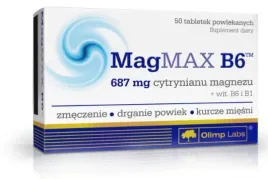 olimp-magmax-b6-cytrynian-magnezu-687mg-b6-50-tabl