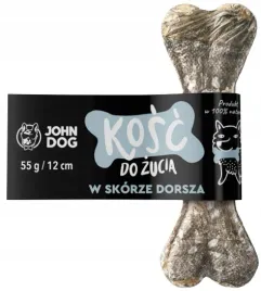 kosc-do-zucia-w-skorze-dorsza-gryzak-dla-psa-przysmak-john-dog-55-g-12-cm
