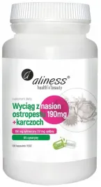 aliness-wyciag-z-nasion-ostropestu-190-mg-karczoch-watroba-100-kapsulek