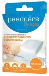 pasocare-soft-plus-plaster-wlokninowy-z-opatrunkiem-do-ciecia-1-m-x-6-cm