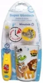 dr-scott-zestaw-szczoteczka-do-zebow-z-minutnikiem-kubek-oslonka-zolty