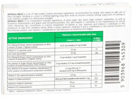 optic-bio-25-opticall-30-tabletek-postac-tabletki