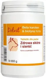 dolvit-beta-karoten-and-biotyna-forte-zdrowa-skora-i-siersc-dla-psa-800-g
