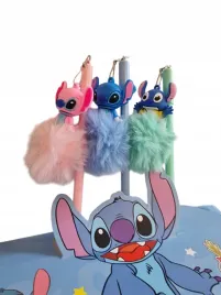 dlugopis-stitch-zelowy-pompon-cienkopis-stitch