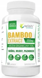 wish-bamboo-extract-350-mg-75percent-krzemu-organicznego-skora-wlosy-60-kapsulek
