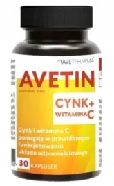 avetin-cynk-witamina-c-odpornosc-avet-pharma-30-kapsulek