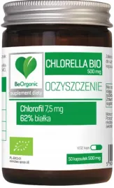 be-organic-chlorella-bio-500-mg-organiczna-zielona-mikroalga-50-kapsulek