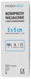 kompresy-niejalowe-z-gazy-bawelnianej-5x5-cm-pasomed-100-sztuk