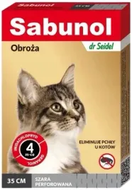 dr-seidel-sabunol-obroza-przeciw-pchlom-dla-kota-35-cm-szara-1-sztuka