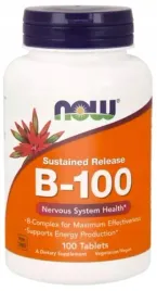 now-foods-b-100-kompleks-witamin-b-o-przedluzonym-uwalnianiu-100-tabletek