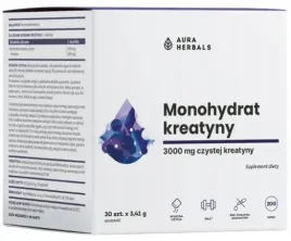 aura-herbals-kreatyna-monohydrat-bezsmakowa-3000-mg-30-saszetek
