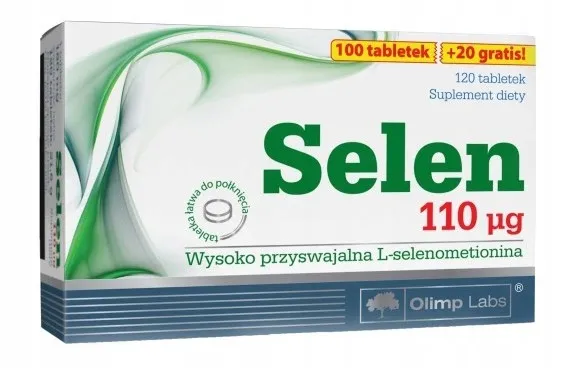 Olimp Selen 110 mcg - 120 tabletek dla wsparcia odporności i tarczycy