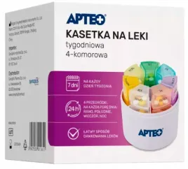 kasetka-na-leki-tygodniowa-4-komorowa-apteo-1szt
