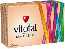 vitotal-dla-kobiet-40-witaminy-i-mineraly-aflofarm-30-tabletek