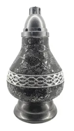 znicz-karafa-decor-duza-czarno-srebrna