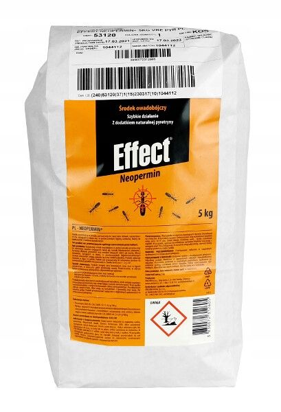 ﻿Proszek EFFECT NEOPERMIN 5 kg skuteczny środek na MRÓWKI muchy karaluchy