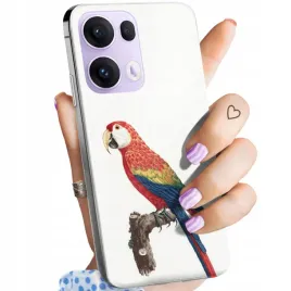 etui-do-oppo-reno13-pro-5g-wzory-ptaki-ptak-papuga-koliber-obudowa-case