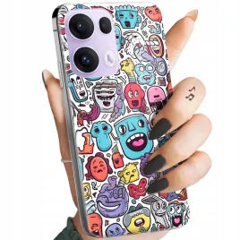 etui-do-oppo-reno13-pro-5g-wzory-doodle-zwierzeta-potwory-rysunki-obudowa
