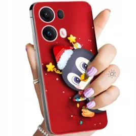 etui-do-oppo-reno13-wzory-swieta-christmas-mikolaj-pingwin-obudowa-case