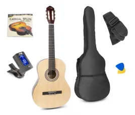 zestaw-gitara-klasyczna-39-soloart-max-naturalna-akcesoria