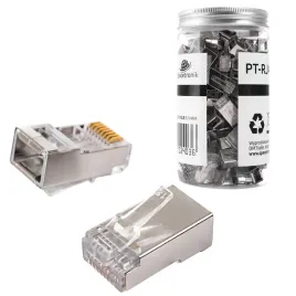 wtyk-rj45-przelotowy-kat6-ftp-pt-rj456ft-11-100szt